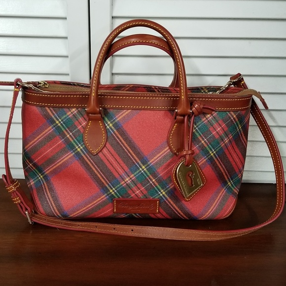 dooney and bourke tartan plaid handbolsas